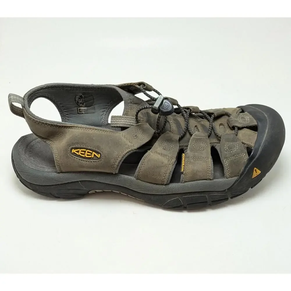 Mens Keen Newport Trail Waterproof Leather Closed Toe Sandals 1010122‎ Size 14